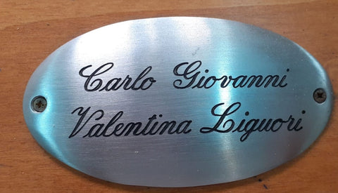 Targa Bombata - Ferramenta Ilardi