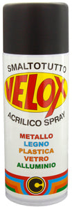 Velox Spray Acrilico Nero Alta Temperatura 600°C - Ferramenta Ilardi