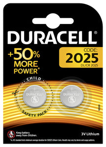 Duracell Batteria a bottone CR2025 Pz.2 - Ferramenta Ilardi