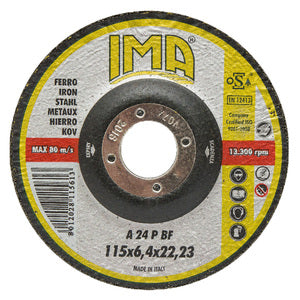 Minidisco Ferro per Sbavare  D.115X6,4 - Ferramenta Ilardi