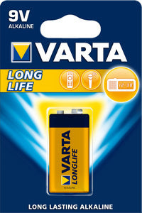 Varta Longlife Alcaline  Transistor 9Volt - Ferramenta Ilardi