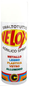 Velox Spray Acrilico Ral 9010 Bianco Opaco - Ferramenta Ilardi