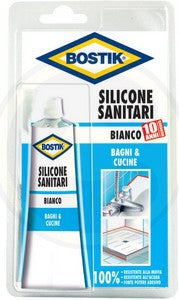 Silicone Bianco Sanitari ml.60 Bostik - Ferramenta Ilardi
