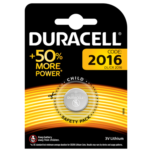 Duracell Batteria a Bottone CR2016 - Ferramenta Ilardi